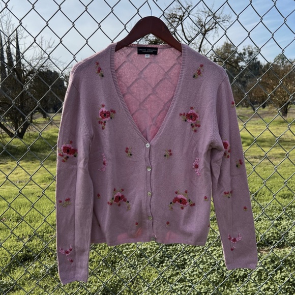 Vintage 90s Lifelike Lindarico Collection Cardigan - Picture 2 of 8